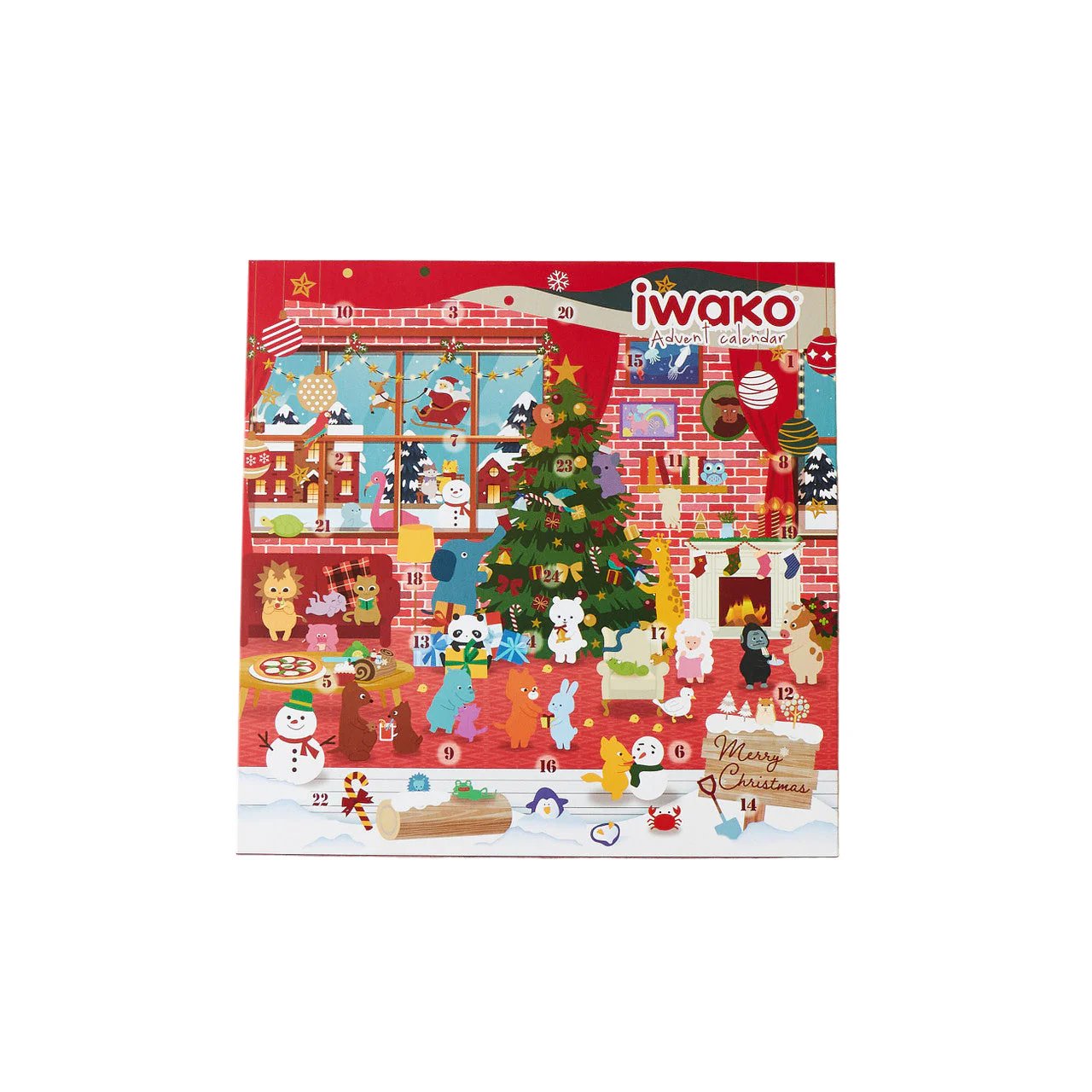 Iwako Erasers 2025 Advent Calendar