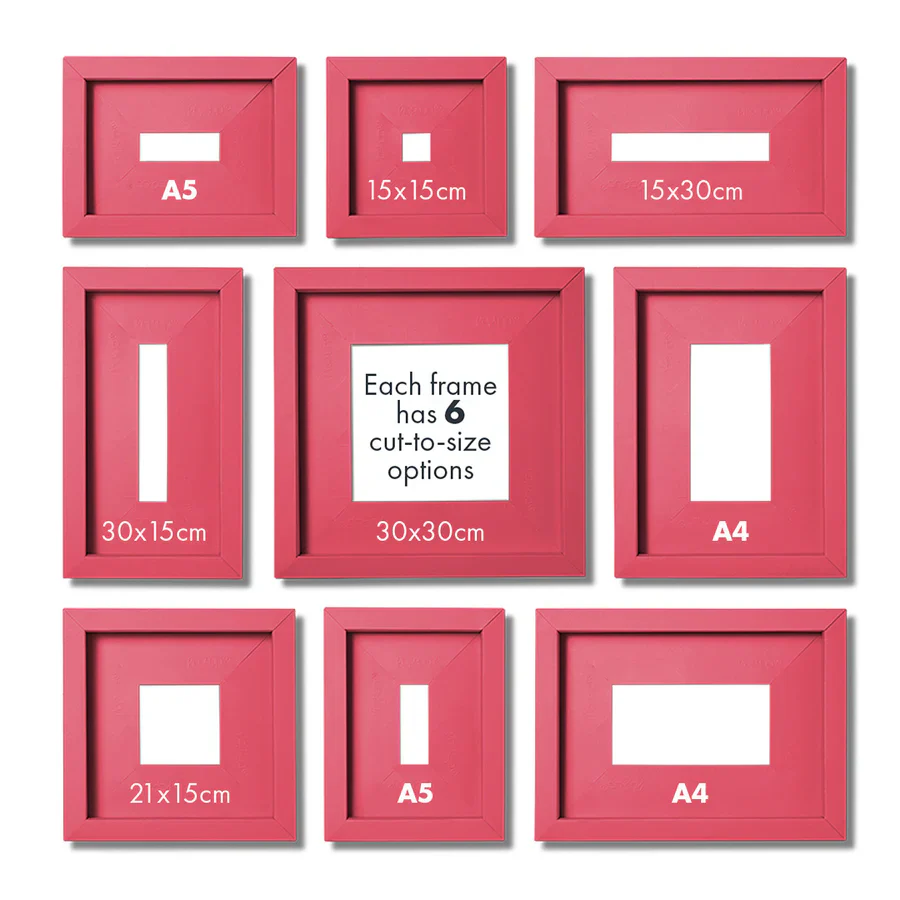Red Pop Up Frame - A4 / A5 - Image 2