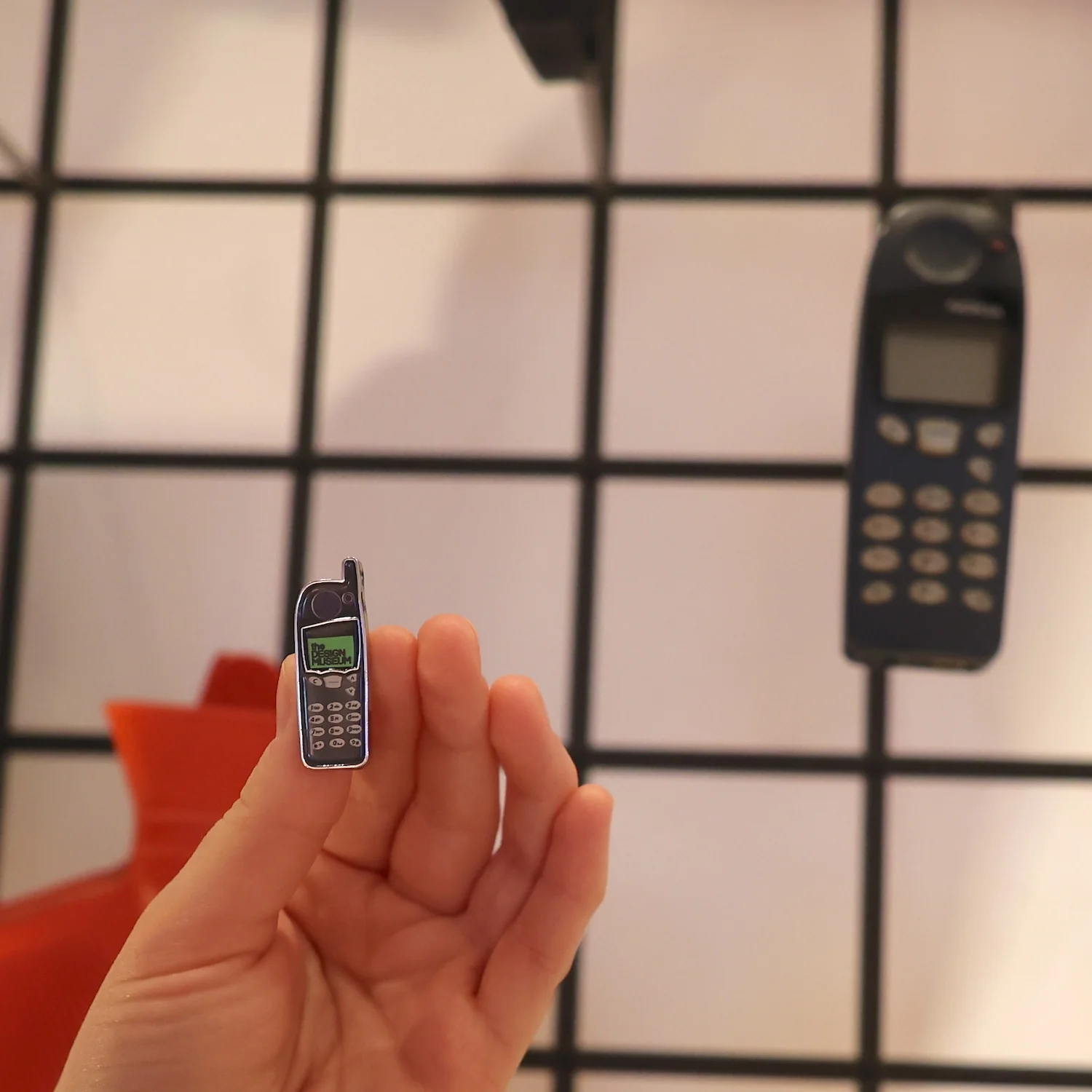 Crowdsourced Wall Mobile Phone Enamel Pin Badge - Image 3