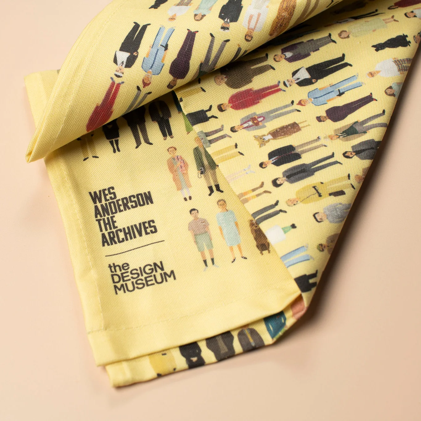 Wes Anderson Characters by Max Dalton Tea Towel - Image 2