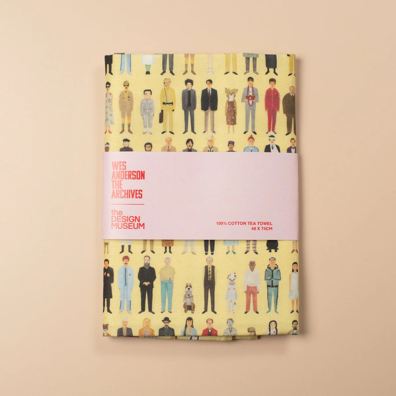 Wes Anderson Characters by Max Dalton Tea Towel - Image 4