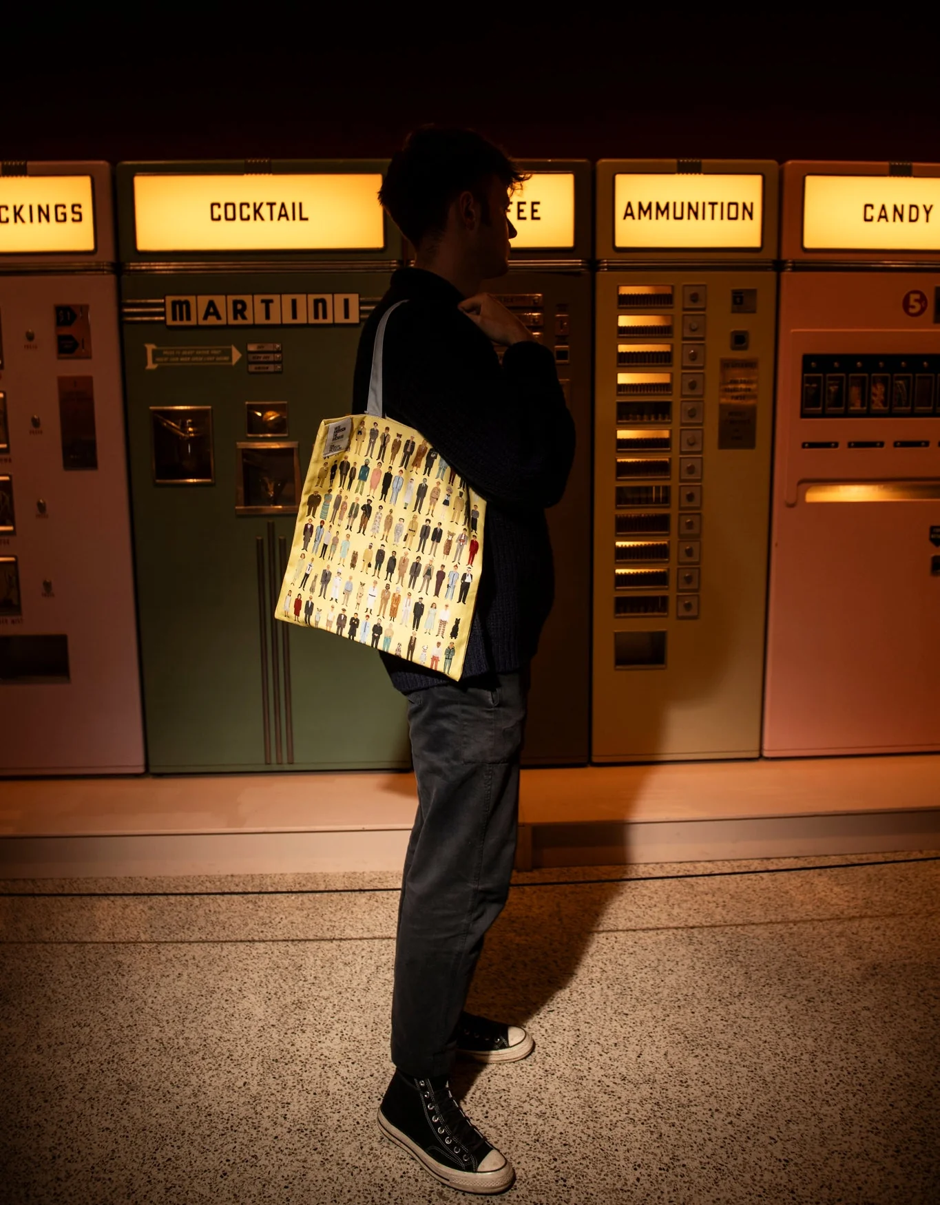 Wes Anderson Characters Tote Bag - Image 3
