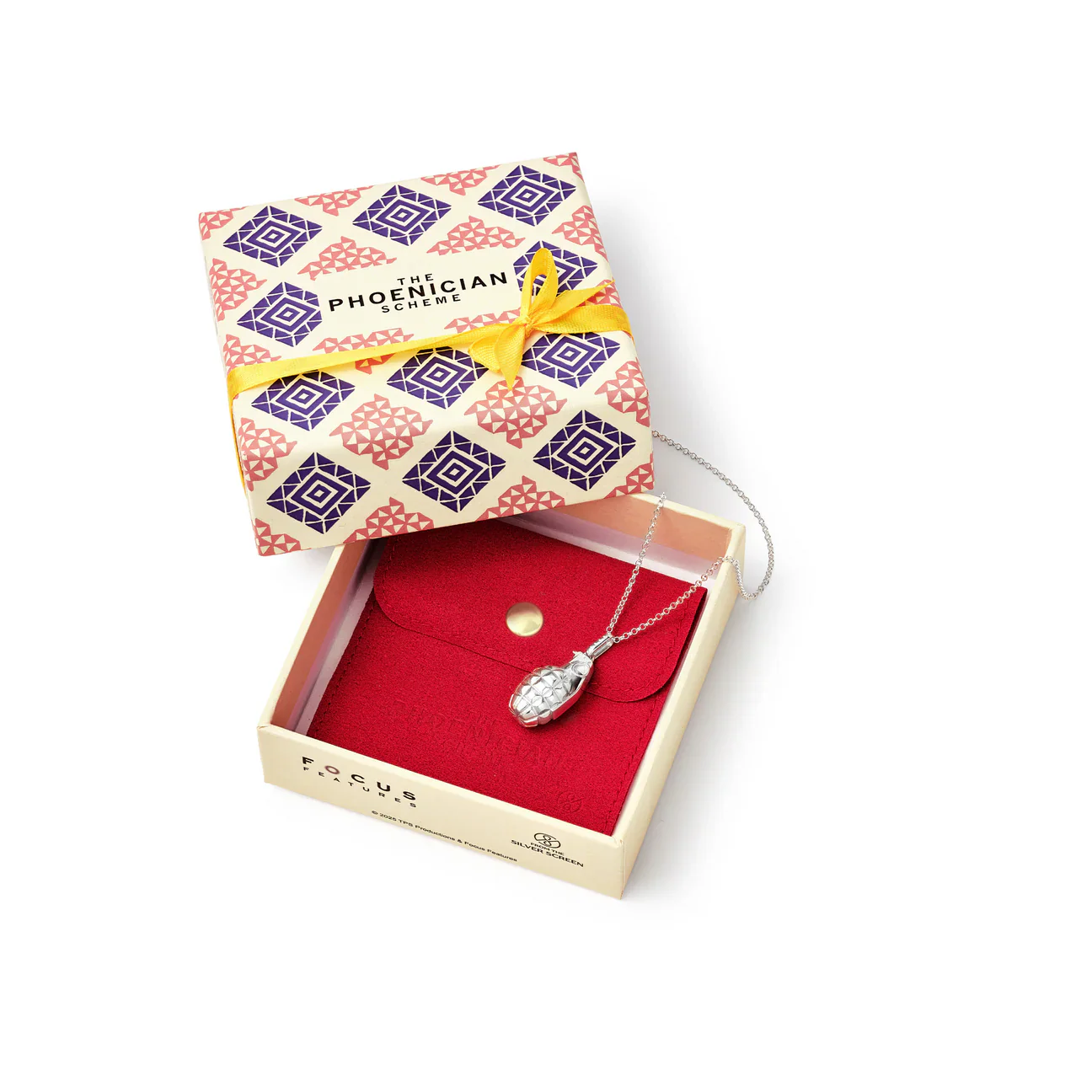 Wes Anderson x From the Silver Screen The Phoenician Scheme Grenade Necklace - Image 5